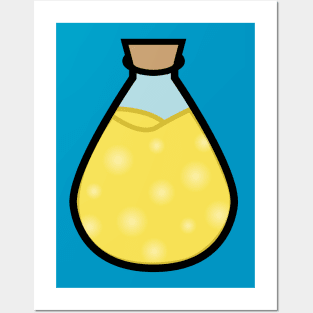 DIY Yellow Potions/Poisons for Tabletop Board Games (Style 2) Posters and Art